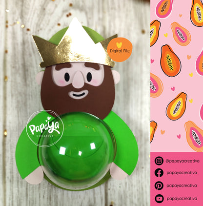 Cut File The 3 Wise Men Candy Holder / Dome size 8cm/ open and close system