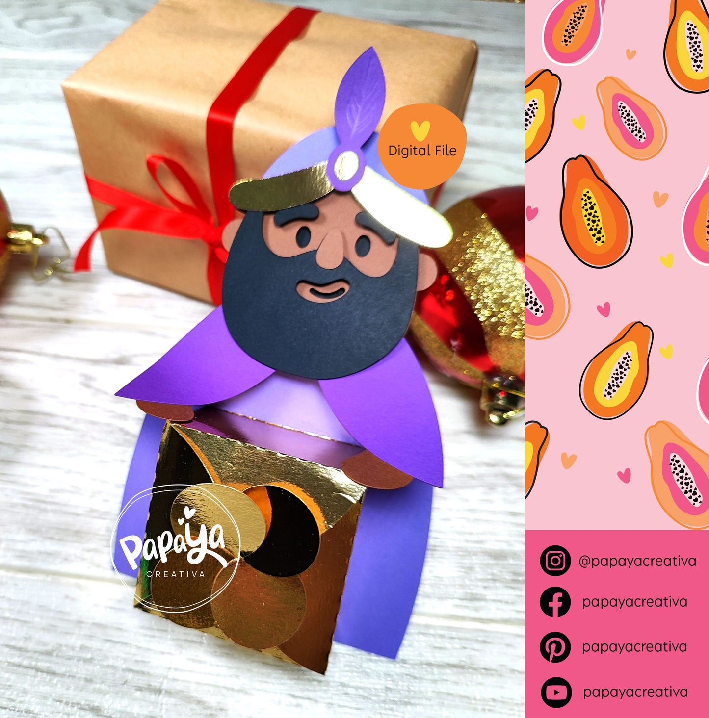 The Three Wise Men Digital File Candy Holder