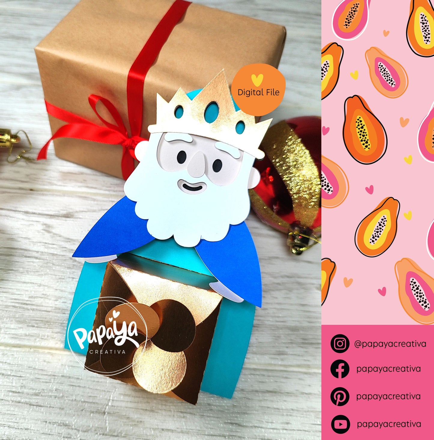 The Three Wise Men Digital File Candy Holder