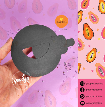 Smiley Candy Holder/ Dome Size 8cm/ Open and close system