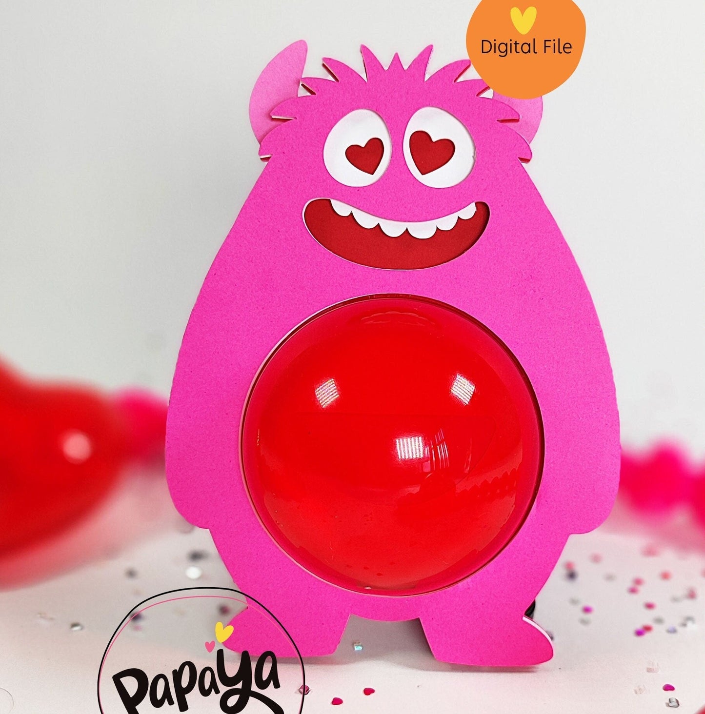 Monster DIGITAL FILE Love Candy Holder/ Dome size 8cm