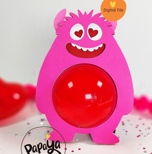 Monster DIGITAL FILE Love Candy Holder/ Dome size 8cm