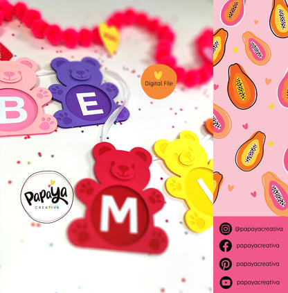 Gummies Bear Digital File (SVG/STUDIO)