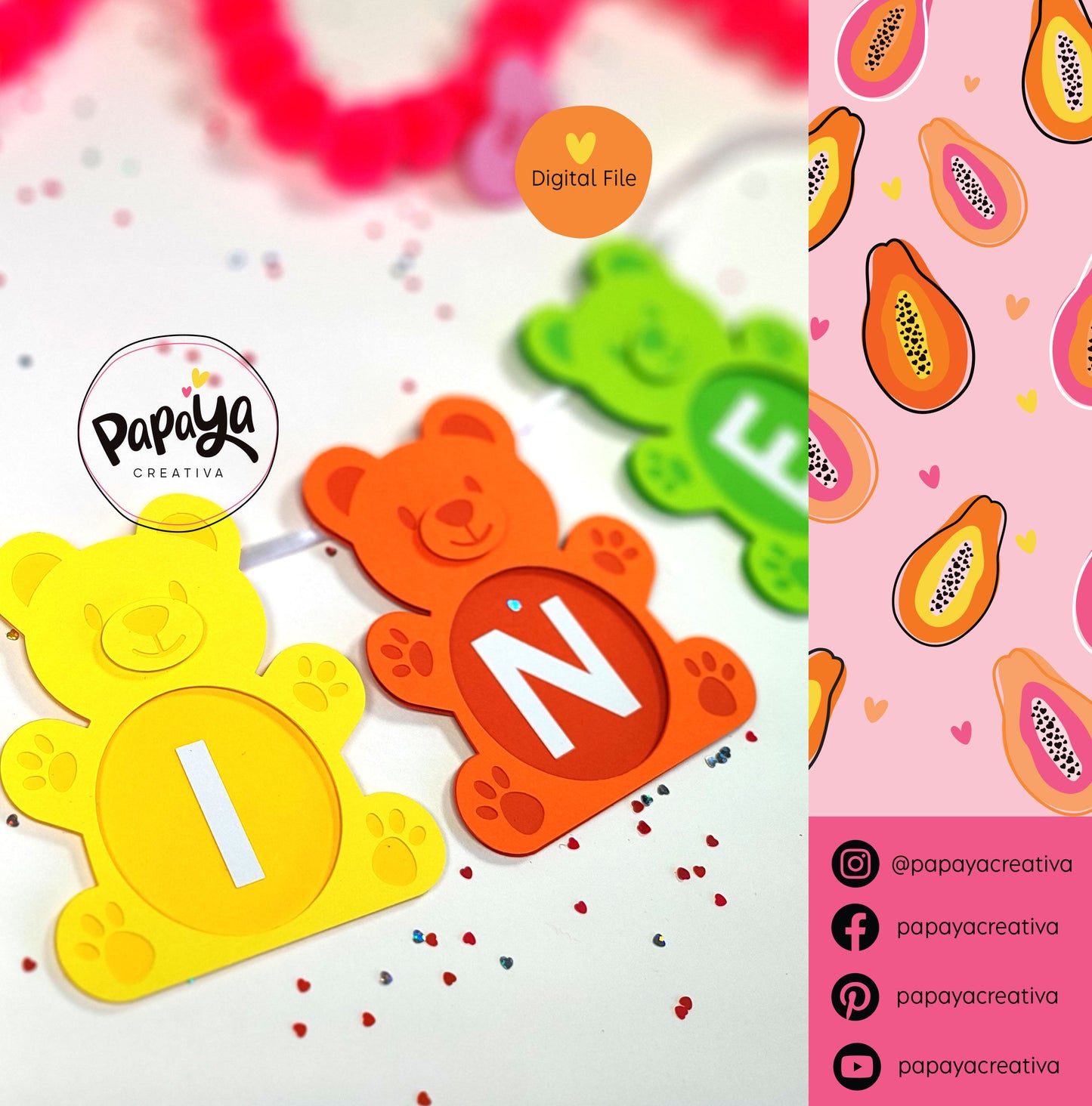 Gummies Bear Digital File (SVG/STUDIO)