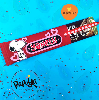 Hershey's Chocolate Holder/ FONT NOT INCLUDED