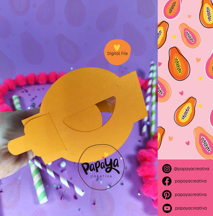 Cut File Funny Carrot holder/ Dom size 8cm/ open and close system