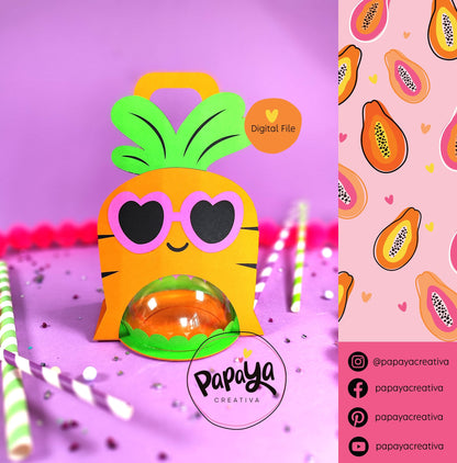 Cut File Funny Carrot holder/ Dom size 8cm/ open and close system