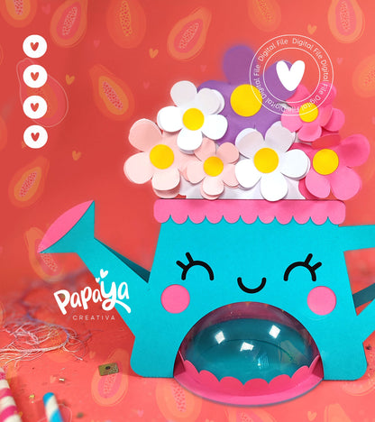 Kettle DIGITAL FILE Candy Holder Happy Mother's Day *Easy open/close system* (Dome 8cm)