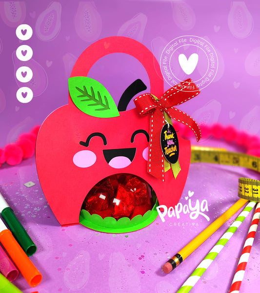 Happy Apple DIGITAL FILE *Easy open/close system* (Dome 8cm)