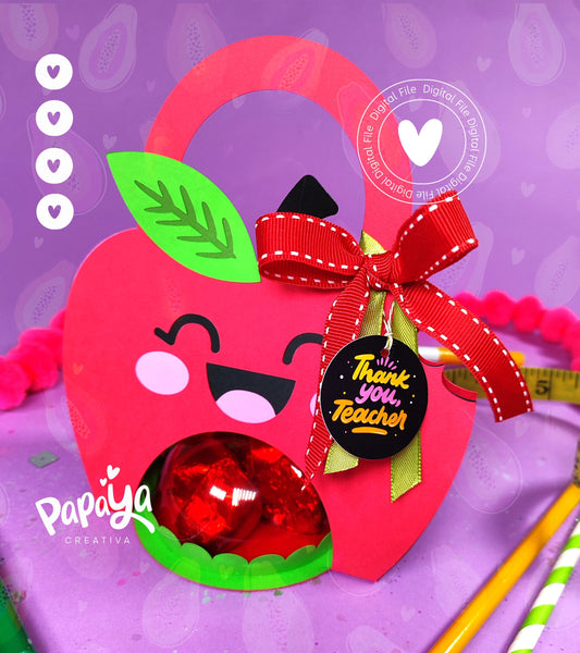 Happy Apple DIGITAL FILE *Easy open/close system* (Dome 8cm)