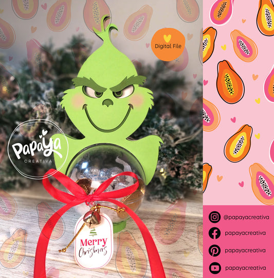 Mr G Candy Holder (Digital File) SVG/ STUDIO Format Ball 8cm