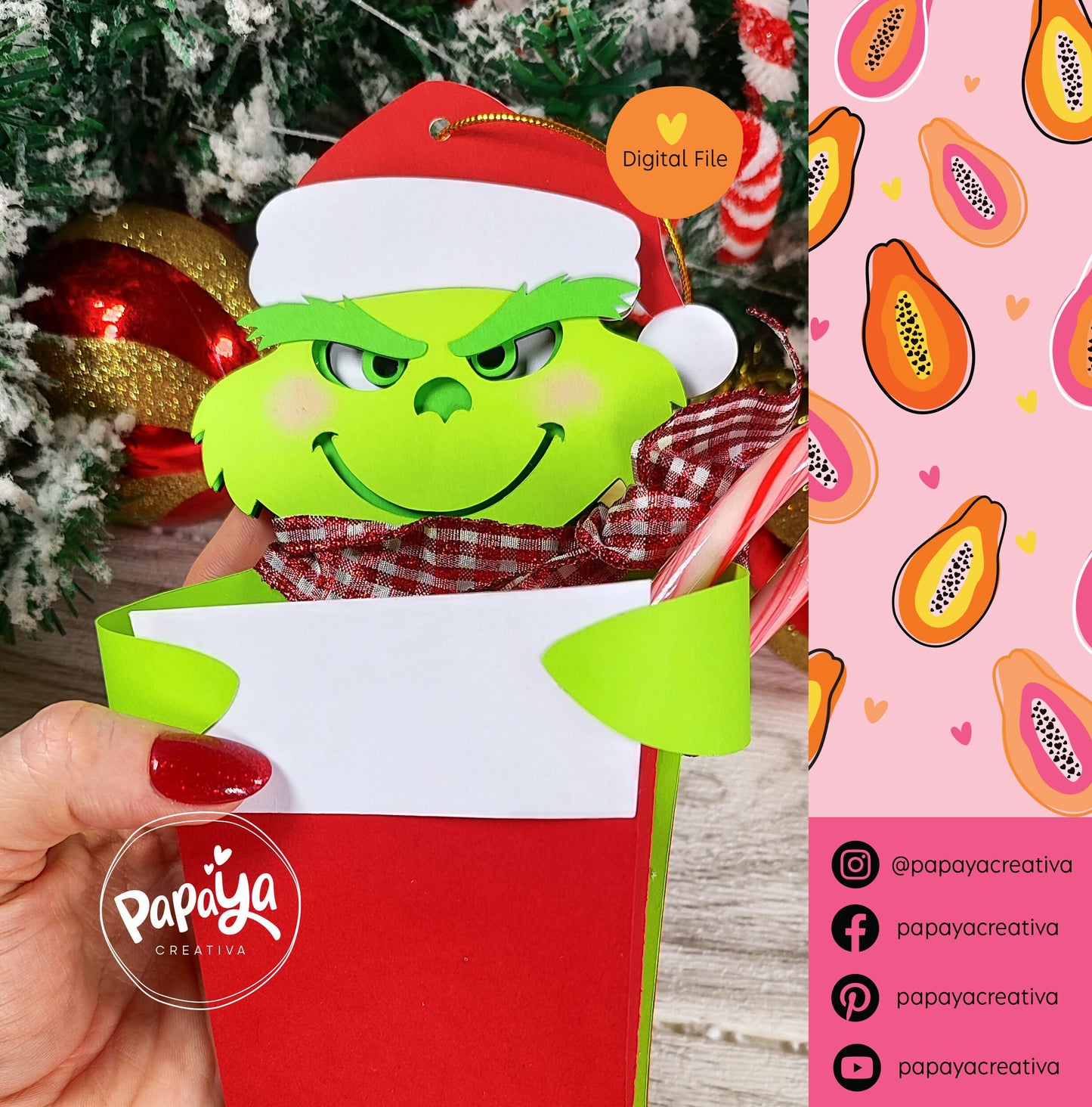 Mr G DIGITAL FILE Christmas Stocking Holder