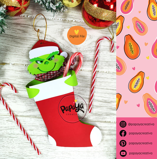 Mr G DIGITAL FILE Christmas Stocking Holder