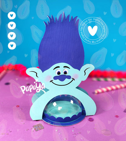 Ramon & Poppy Set DIGITAL FILES Candy Holders *Easy open/close system* (Dome 8cm)