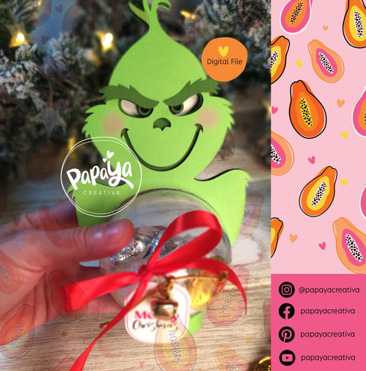 Mr G Candy Holder (Digital File) SVG/ STUDIO Format Ball 8cm