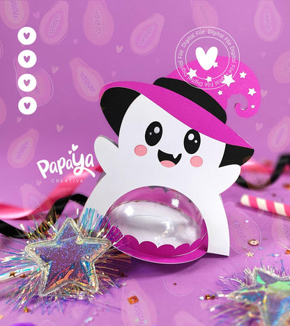 Ghost DIGITAL FILE Candy Holder Dome size 8cm/ open and close system