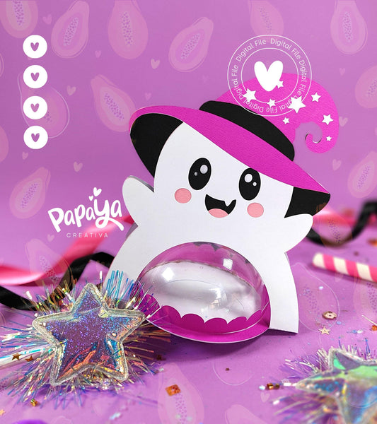 Ghost DIGITAL FILE Candy Holder Dome size 8cm/ open and close system