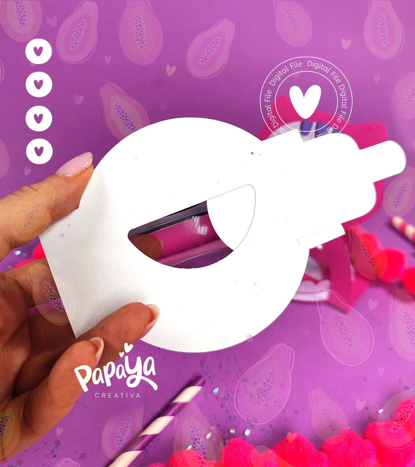 Cut File Bat Holder Dome size 8cm/ open and close system