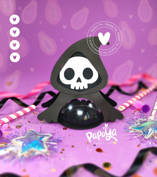 Death DIGITAL FILE Candy Holder Dome size 8cm/ open and close system