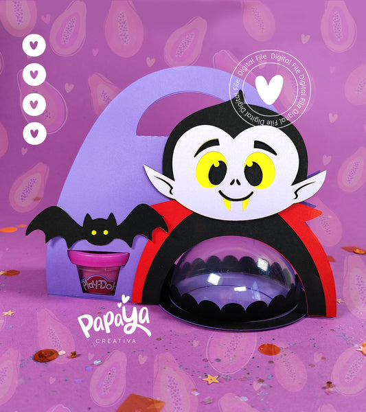 Drac Candy & Playdoh Holder (DIGITAL FILE) *Easy open/close system* (Dome8cm/Playdoh1Oz)