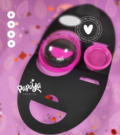 Ghost Candy & Playdoh Holder *Easy open/close system* (Dome8cm/Playdoh1Oz)