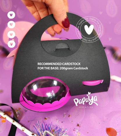 Ghost Candy & Playdoh Holder *Easy open/close system* (Dome8cm/Playdoh1Oz)