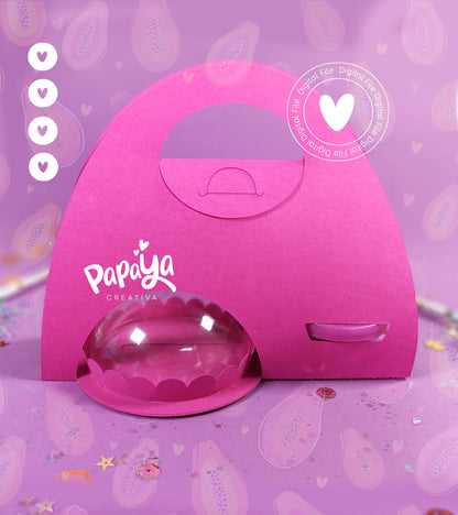 DIGITAL FILE PlayDoh & Candy Holder base to personalize *Easy open/close system* (Dome8cm/Playdoh1Oz)