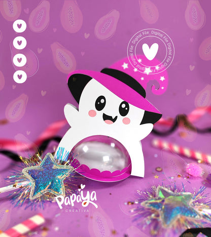 Ghost DIGITAL FILE Candy Holder Dome size 8cm/ open and close system