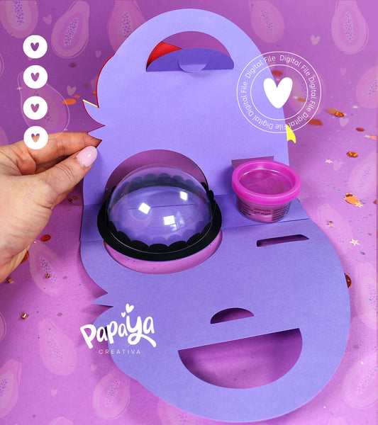 Drac Candy & Playdoh Holder (DIGITAL FILE) *Easy open/close system* (Dome8cm/Playdoh1Oz)