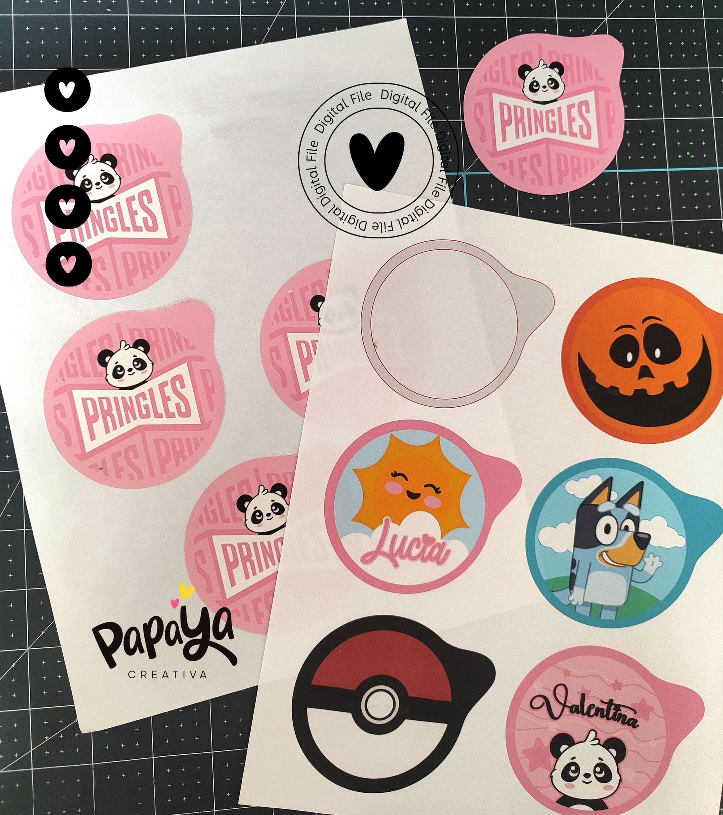 Chips label. Customizable DIGITAL FILE