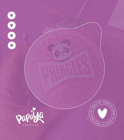 Chips label. Customizable DIGITAL FILE