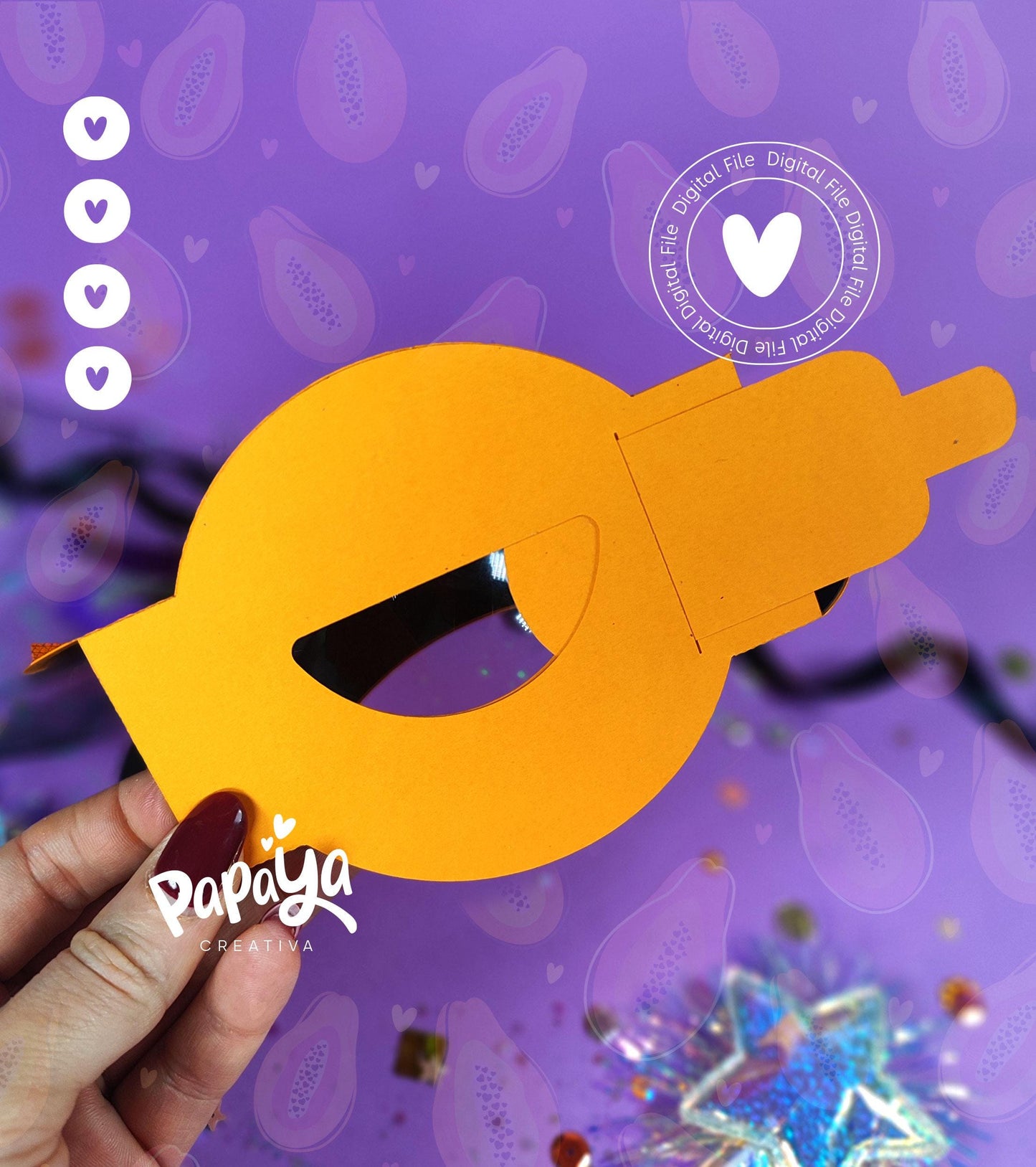 Pumpkin Candy holder (DIGITAL FILE) dome size 8cm/ open and close system