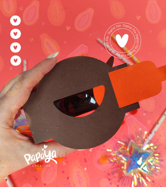 Lovely Turkey DIGITAL FILE Candy Holder /Dome size 8cm/ open and close system