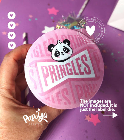 Chips label. Customizable DIGITAL FILE