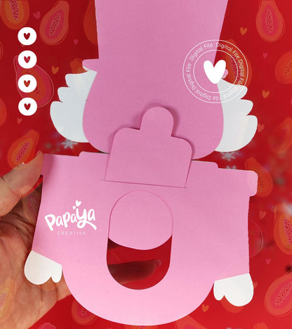 Nutcraker Candy Holder (Digital File) SVG/ STUDIO Format *Easy open/close system* (Dome 8cm)