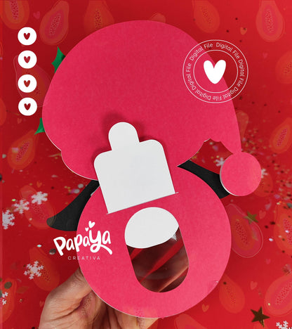 Penguin Candy Holder Digital File*Easy open/close system* (Dome 8cm)