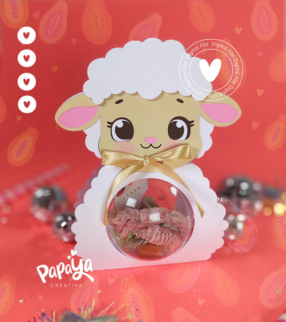 Sheep DIGITAL FILE Ornament Holder *Ball size 8cm*