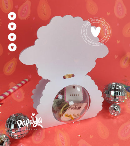 Sheep DIGITAL FILE Ornament Holder *Ball size 8cm*