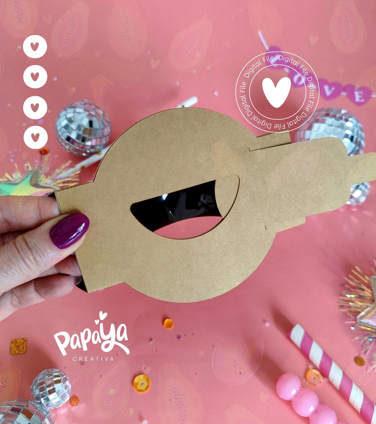 Capybara DIGITAL FILE Candy Holder *Easy open/close system* (Dome 8cm)