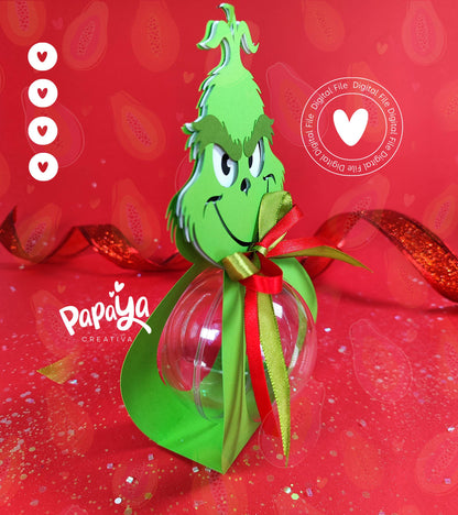 Mr. G Ornament Holder (Digital File) SVG/ STUDIO Format *Ball size 8cm*