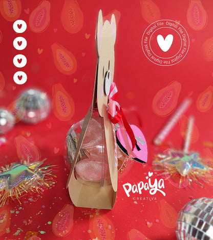 Bear Ornament Holder Digital File (SVG/STUDIO) *Ball size 8cm*