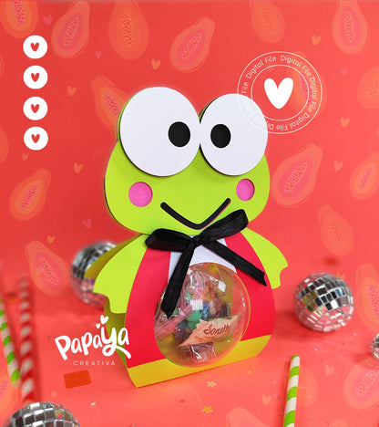 Adorable Frog DIGITAL FILE Ornament Holder *Ball size 8cm*