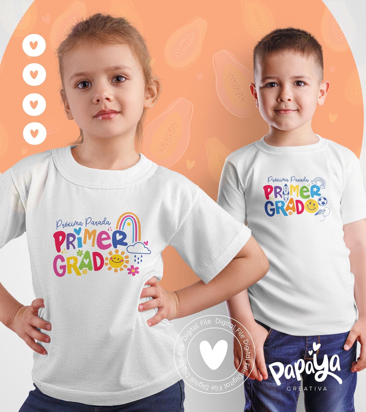 Digital file "Primer Grado" to print / stamp / sublimation/ DTF *SVG *PNG