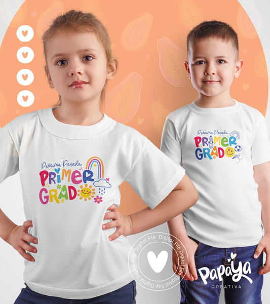 Digital file "Primer Grado" to print / stamp / sublimation/ DTF *SVG *PNG