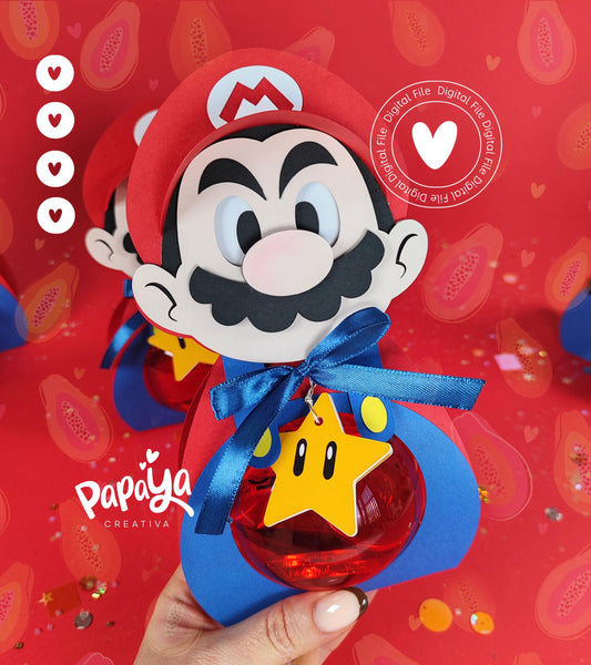 Cut File Mario Ornament Holder *Ball size 8cm*