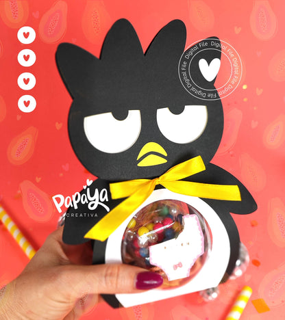 Naughty Penguin Ornament Holder Digital File *Ball size 8cm*