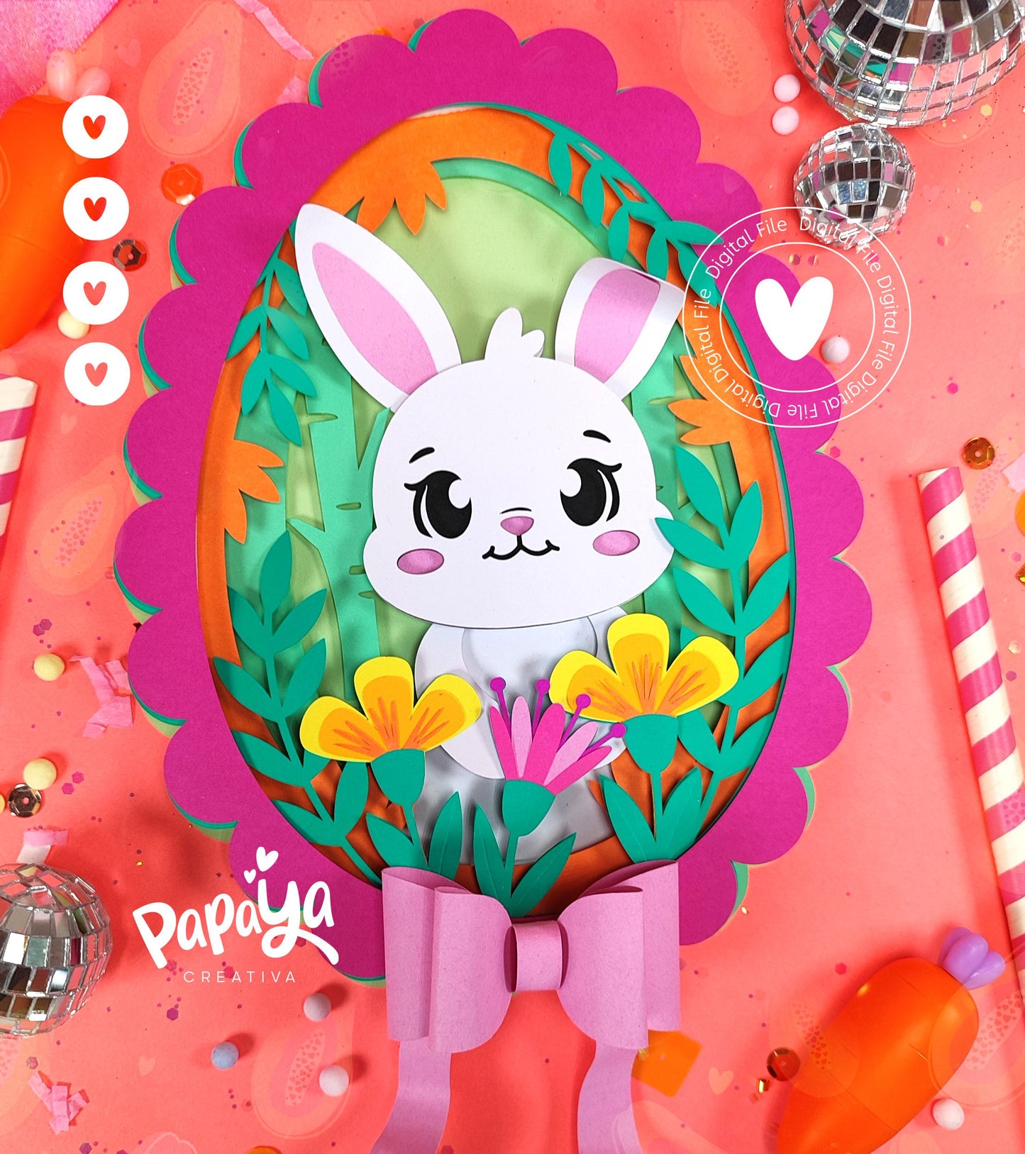 Cut File Adorable Easter Design