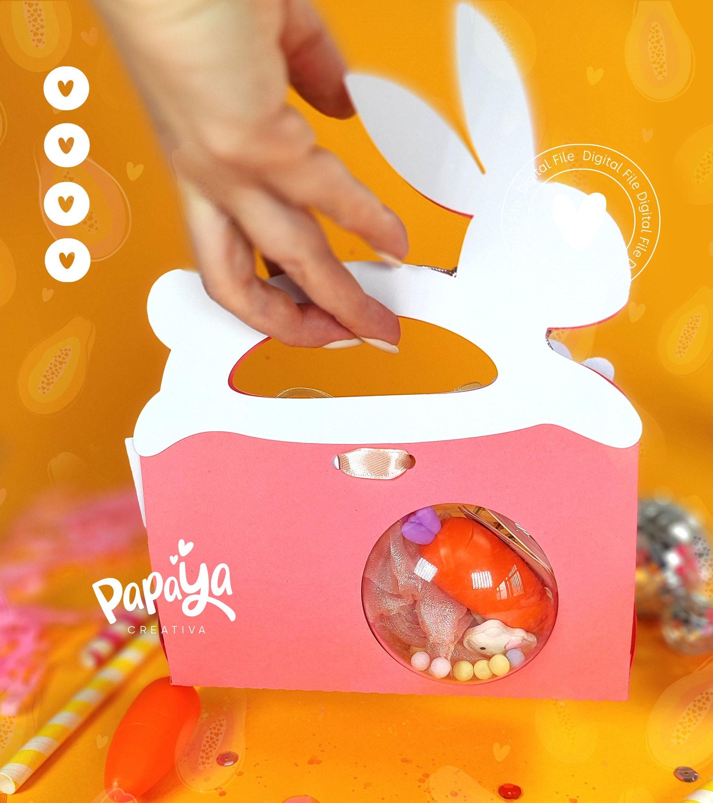 Activity Box and Ornament Holder (ball size 8cm) DIGITAL FILE