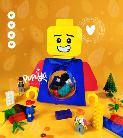 Brick Figure Set DIGITAL FILES Ornament Holder *Ball size 8cm*