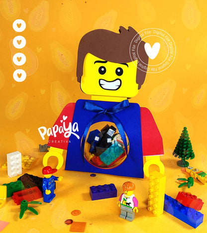 Brick Figure Set DIGITAL FILES Ornament Holder *Ball size 8cm*